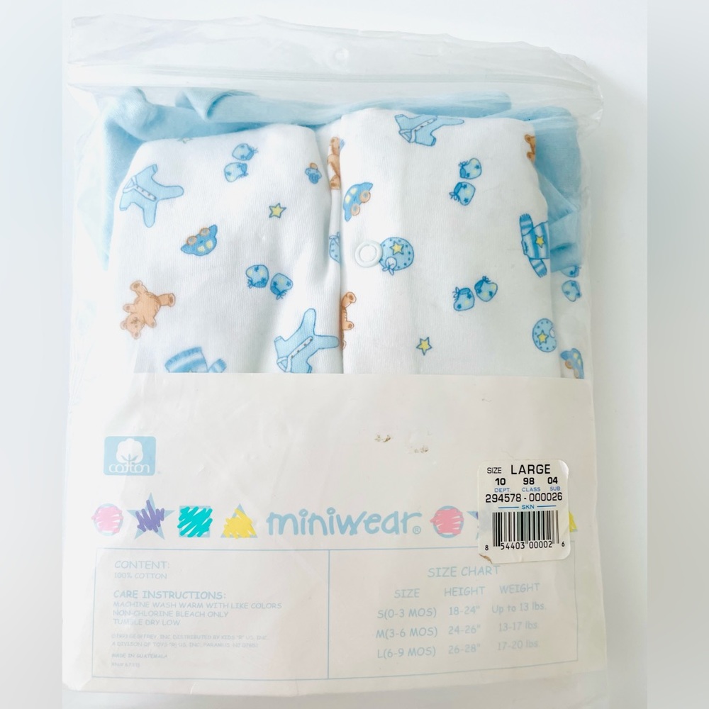 💕 NWT Miniwear 100% Cotton. 🍼 - Picture 4 of 7